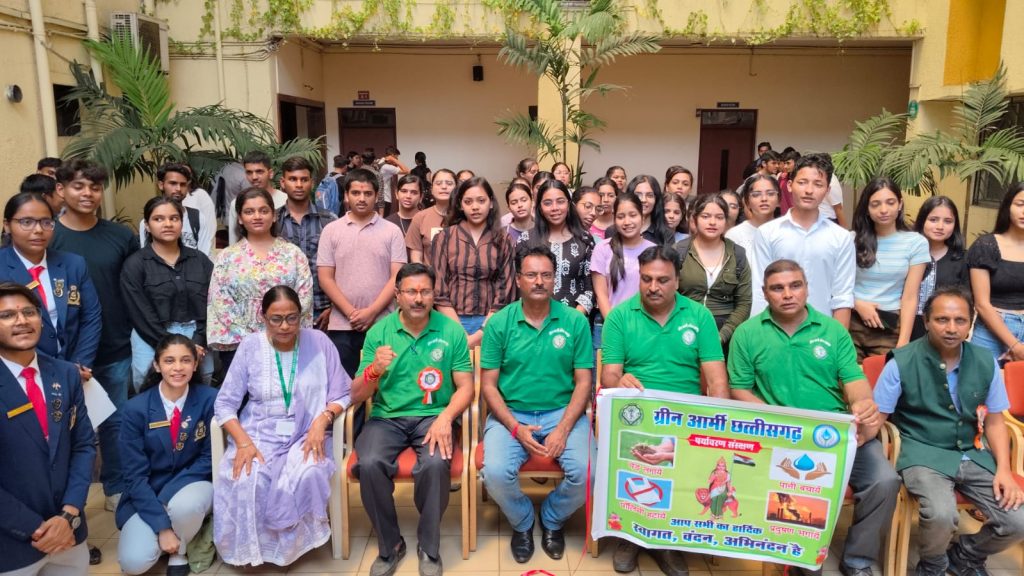 मैक कालेज रायपुर में वंदे मातरम प्रशिक्षण कार्यशाला संपन्न -ग्रीन आर्मी..